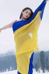 Amazing 1-Minute Ready To Wear Blue And Yellow Georgette Saree