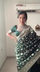 Charming 1-Minute Ready To Wear Green Soft Silk Saree