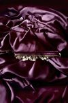 Phenomenal 1-Minute Ready To Wear Purple Satin Silk Saree