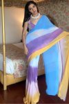 Mesmerising 1-Minute Ready To Wear Multi Color Georgette Saree