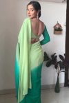 Winsome 1-Minute Ready To Wear Rama Georgette Saree