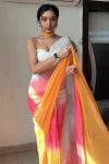 Luminous 1-Minute Ready To Wear Yellow and Pink Georgette Saree