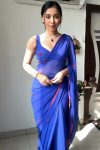 Whimsical 1-Minute Ready To Wear Blue Georgette Saree