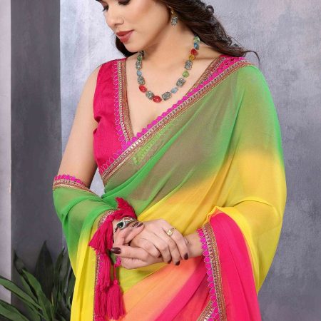 ShrijiAvadh-SC-360-Pink_Green_4