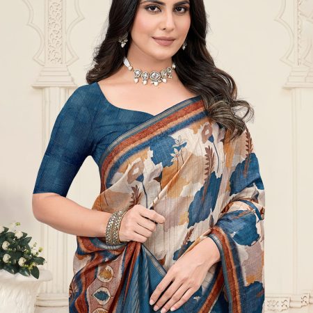 Zari Accents and Chit Pallu